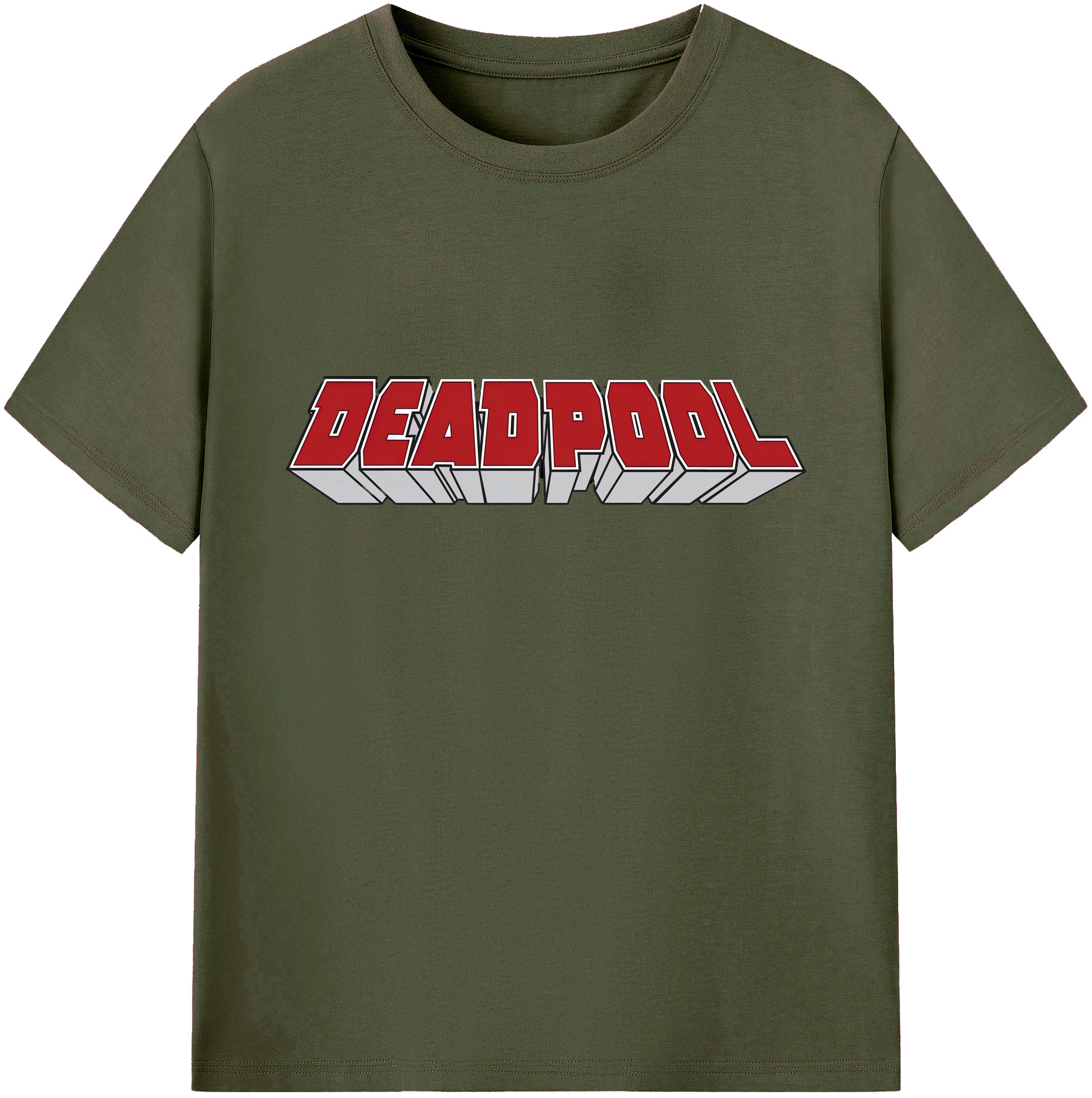 （画像用） Deadpool デッドプール 綿100％ メンズ半袖Tシャツ｜肌触りやわらか＆通気性